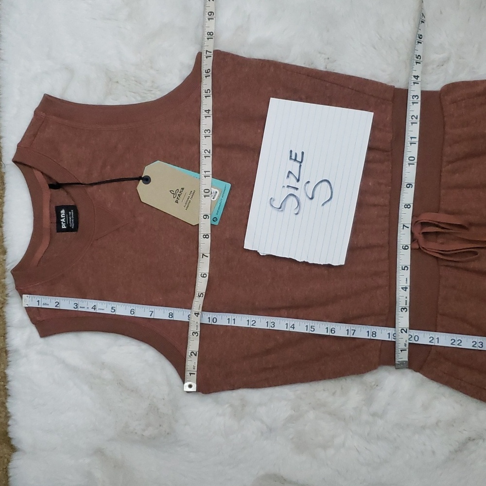 NWT Prana Brown Cozy Up Beach Hopper Dress - Picture 10 of 12
